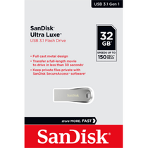 Флеш-накопитель Sandisk 32Gb USB3.1 Ultra Luxe Серебристый (SDCZ74-032G-G46)