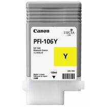 Картридж Canon PFI-106Y (yellow) 130мл [для imagePROGRAF iPF6400, iPF6400S, iPF6400SE, iPF6450] (6624B001)