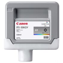 Картридж Canon PFI-306GY (gray) 330 мл [для imagePROGRAF iPF8400, iPF8400S, iPF8400SE, iPF9400, iPF9400S] (6666B001)