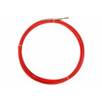 Протяжка кабельная (мини УЗК в бухте), стеклопруток, d=3,5мм, 15м, красная Rexant (47-1015)
