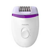 Эпилятор Philips BRE225/ 00 белый/ фиолетовый (скоростей - 2, пинцетов - 20 шт, питание - от сети)