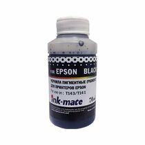 Чернила Epson (T143/ T141)/  Expression Home XP-103/ 203/ 406 (70мл, black, Pigment) EIM-143PBk Ink-Mate