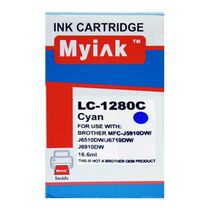 Картридж Brother LC1280XLC Cyan 16,6ml Dye, MyInk (MFC-J5910/ 6510/ 6710)