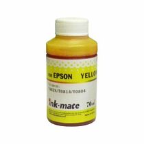 Чернила Epson (T0824/ T0814/ T0804) St Photo R270/ 390/ RX590/ T50/ P50 (70мл, yellow, Dye) EIM-290C InkMate