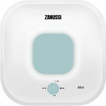 Водонагреватель накопительный вертикальный Zanussi ZWH/ S 15 Mini O (Green) белый, объем: 15.1 - 30 л, мощность - 2.5 кВт, квадратная