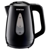 Чайник электрический CENTEK CT-0048 черный (2200 Вт, объем - 1.8 л, корпус: пластиковый)