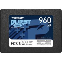 Твердотельный накопитель SSD 2.5" SATA: 960 ГБ Patriot Burst Elite TLC [Скорость чтения/ записи: 450 МБ/ с/ 320 МБ/ с] PBE960GS25SSDR