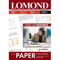 Фотобумага Lomond Photo Paper, односторонняя, глянцевая, A4, (210х297 мм) 150 гр/ м2, 250л (0102133) для струйной печати