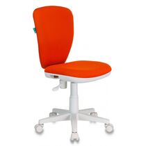 Кресло детское Бюрократ KD-W10 оранжевый 26-29-1 (пластик белый)