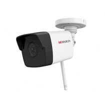 Видеокамера IP 2 Mp уличная HiWatch цилиндрическая, f: 4.0 мм, 1920*1080, ИК: 30 м, карта до 256 Gb, Wifi, микрофон (DS-I250W(C) (4 mm))