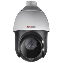 Видеокамера аналоговая 2 Mp уличная HiWatch купольная, f: 5.0-75 мм, 1920*1080, ИК: 100 м, поворотная (DS-T215(C))