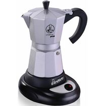 Кофеварка гейзерная ENDEVER Costa-1010 черный/ серебрисый (480 Вт, молотый, 300 мл)