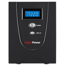 ИБП CyberPower VALUE 2200ELCD 2200 ВА/ 1320 Вт, 4*Schuko (Euro), AVR, RS-232, USB ( Аккумулятор 12 V/ 9,0 Ah*2)