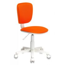 Кресло детское Бюрократ CH-W204NX оранжевый TW-96-1 (пластик белый)