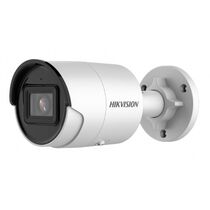 Видеокамера IP 4 Mp уличная Hikvision цилиндрическая, f: 4.0 мм, 2688*1520, ИК: 40 м, карта до 256 Gb, микрофон (DS-2CD2043G2-IU (4 mm))