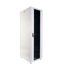 Шкаф напольный телекоммуникационный 19" 42U, Ш600*В1987*Г800, передняя дверь - стекло, серый (ШТК-Э-42.6.8-13АА)