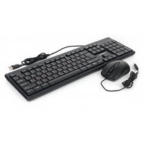 Комплект (клавиатура +мышь) Гарнизон GKS-126 проводной, классический, USB, черный (GKS-126)