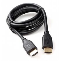 Кабель HDMI 2м Gembird/ Cablexpert v2.1 черный, нейлоновая оплетка, пакет (CC-HDMI8K-2M)