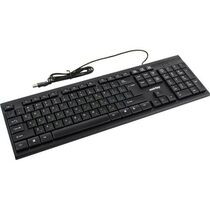 Клавиатура Smartbuy SBK-114U-K, проводная, классическая, USB, с подсветкой, черный, кабель 1,5 м (SBK-114U-K)