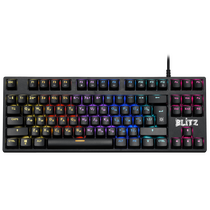 Клавиатура Defender Blitz GK-240L, проводная, мультимедийная, USB, с подсветкой, черный, кабель 1,5 м (45240)