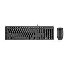 Комплект (клавиатура +мышь) A4Tech KK-3330S проводной, мультимедийный, USB, черный (KK-3330S)