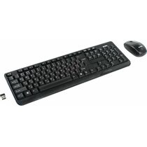 Комплект (клавиатура +мышь) Sven Comfort 3300 беспроводной, классический, USB, черный (SV-03103300WB)