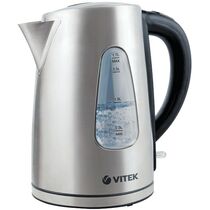 Чайник электрический Vitek VT-7007 серебристый (2200 Вт, объем - 1.7 л, корпус: металлический)