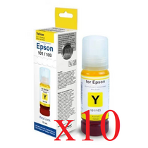 Чернила EPSON L, (Упаковка 10шт.) Key Lock, L1110/ L3100/ L3101/ L3110/ L3150/ L3151/ L3156/ L3160/ L4150/ L5190/ L6160/ L7160/ L780 Yellow, Dye, 70 мл. Revcol