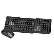 Комплект (клавиатура +мышь) Smartbuy 230346AG беспроводной, мультимедийный, USB, черный/ серый (SBC-230346AG-KG)