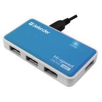 USB Хаб Defender Quadro Power блок питания 2A USB 2.0, 4 порта (83503)