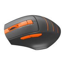 Мышь A4Tech Fstyler FG30 оптическая, беспроводная, USB, офисная, черный/ оранжевый (FG30 ORANGE)