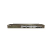 Управляемый коммутатор 28 порта Tenda TEG5328F (24х1Гбит/ с, 4хSFP) 3 уровня