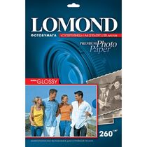Фотобумага Lomond Premium Photo Paper, односторонняя, суперглянцевая, A4, (210х297 мм) 260 гр/ м2, 360л (1103107) для струйной печати
