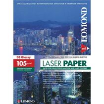 Фотобумага Lomond DS Glossy, двусторонняя, глянцевая, A4, (210х297 мм) 105 гр/ м2, 250л (0310641) для лазерной печати