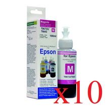 Чернила EPSON Упаковка 10 шт. L800/ L100/ L210/ L300/ L550 Magenta, Dye, 100 мл. Revcol