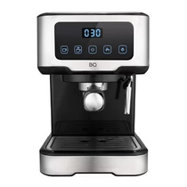 Кофеварка эспрессо BQ CM9000 серебристый (1100 Вт, молотый, капучинатор: ручной, 1500 мл)