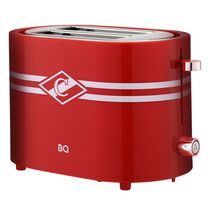 Тостер BQ T1004 красный (1000 Вт, количество обжаривания - 6)