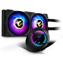 Система охлаждения Для процессора Gigabyte GP-AORUS WATERFORCE 280 (1700/ 2066/ 1151/ 1200/ TR4/ AM5/ sTRX4, 4 Pin, 2х140 мм) GP-AORUS WATERFORCE 280