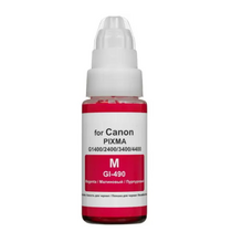 Чернила Canon Упаковка 10 шт. GI-490 Magenta 70 мл. (PIXMA G1400/ G1410/ G2400/ G2410/ G2460/ G3400/ G3410/ G3460/ G4400/ G4410/ G5040) Revcol