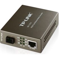 Медиаконвертер TP-Link MC112CS [1x100Mbit/ s, 1x100Base-FX Simplex SC, Single mode SC, 20km] работает в паре с MC111CS