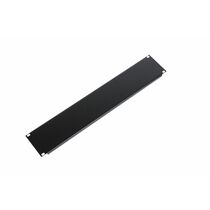 Заглушка 1U (фальшпанель) в телекоммуникационный шкаф 19", черная (ФП-1-9005)