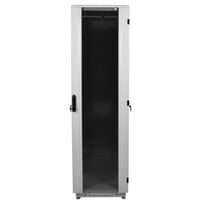 Шкаф напольный телекоммуникационный 19" 33U, Ш600*В1625*Г800, передняя дверь - стекло, серый (ШТК-М-33.6.8-1ААА)