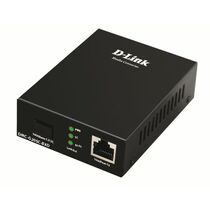 WDM медиаконвертер с 1 портом 100/ 1000Base-T и 1 портом 1000Base-LX с разъемом SC (Тx:1550 нм; Rx:1310 нм) для одномодового оптического кабеля(до 20км