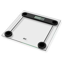 Весы напольные электронные BQ BS1012 черный (точность измерения: 100 г, материал - стекло, предел взвешивания - 180 кг)