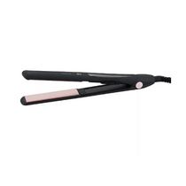 Выпрямитель для волос BQ HS2016 черный/ розовый (42 Вт, нагрев до 210 °C, покрытие - керамика)