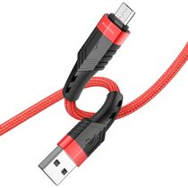 Дата-кабель Borofone MicroUSB BU35m (1м. USB 2.0. Красный)