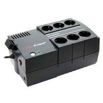 ИБП CyberPower BS850E 850 ВА/ 425 Вт, 6*Schuko (Euro), AVR, USB ( Аккумулятор 12 V/ 5,0 Ah*1)