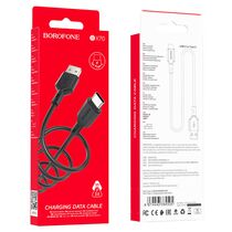 Кабель USB Borofone BX70a (USB Type-C, 1м, пластик, Черный)