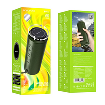 Портативная колонка  Borofone BR22 sports зеленый, BT, Пластик (6974443384116)