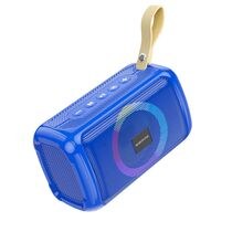 Портативная колонка  Borofone BR17 5W, синий, BT, USB, FM приемник, Пластик (BR17)